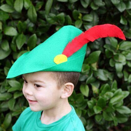 diy robin hood hat|More.